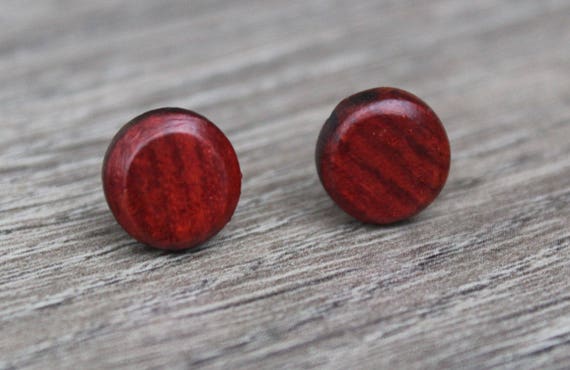 red earrings for men