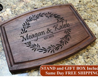 Personalized Cutting Board - Engraved Cutting Board, Custom Cutting Board, Wedding Gift, Housewarming Gift, Anniversary Gift, Closing Gift