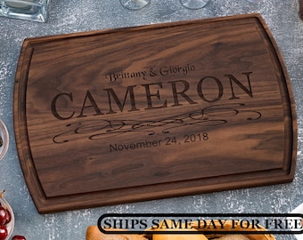 Personalized Cutting Board - Engraved Cutting Board, Custom Cutting Board, Wedding Gift, Closing Gift. Housewarming Gift, Anniversary 21