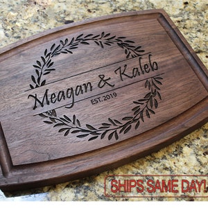 Personalized Cutting Board - Custom Cutting Board, Engraved Cutting Board, Wedding Gift, Housewarming Gift, Anniversary Gift