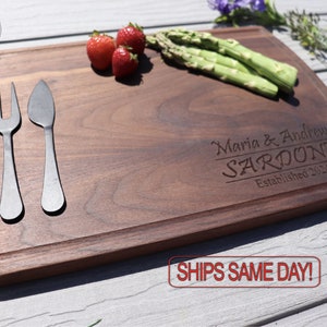 Personalized Cutting Board - Engraved Cutting Board, Custom Cutting Board, Wedding Gift, Closing Gift. Housewarming Gift, Anniversary 60