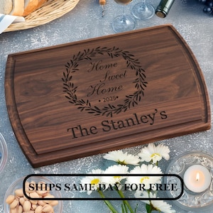Personalized Cutting Board - Engraved Cutting Board, Custom Cutting Board, Wedding Gift, Closing Gift. Housewarming Gift, Anniversary Gift M