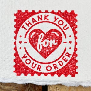 Gracias por su sello de pedido, sello de agradecimiento, sello de vendedor de Etsy, sello de agradecimiento, sello de paquete, sello de caja, sello de correo, sello de muchas gracias