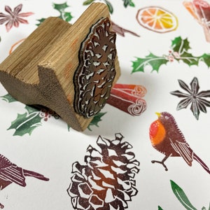 Christmas rubber stamps