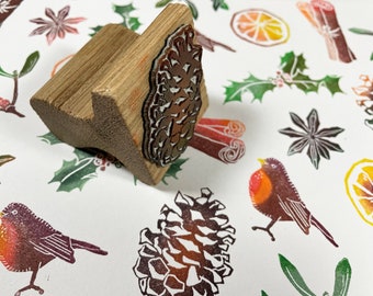 Christmas rubber stamps