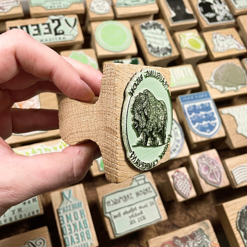 Personalised Stamp Ecofriendly Rubber Stamp Eco Stamp Etsy UK