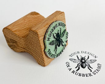 Personalised Stamp | Eco-Friendly Rubber Stamp | eco stamp | Personalized Stamp | Craft Stamp | Art Stamp | Wood stamp | Green Stamp