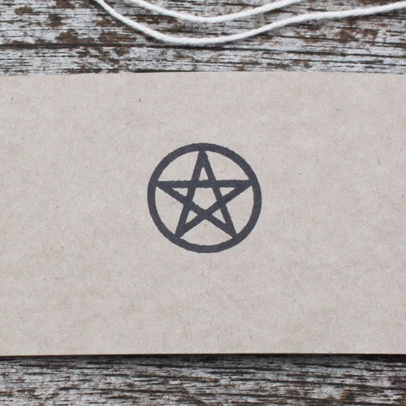 5 Point Star Rubber Stamp