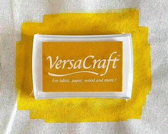 Versacraft Ink Pad | Lemon Yellow | for fabric and wood