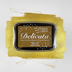 Delicata Ink Pad | Golden Glitz