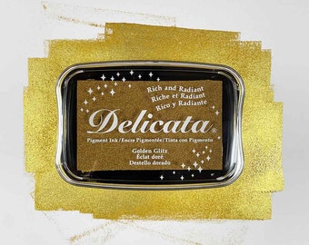 Delicata Ink Pad | Golden Glitz