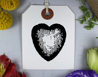 Vintage Heart Stamp