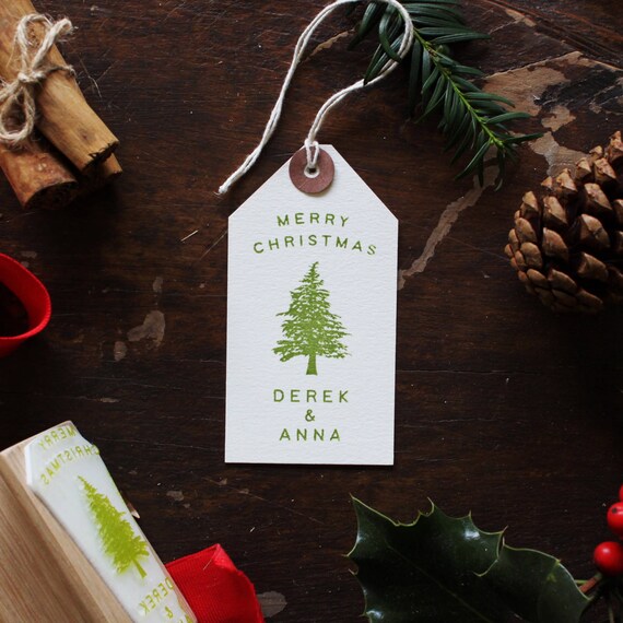 Modifica Foto Di Natale.Timbro Dell Albero Di Natale Personalizzato Modifica Di Etsy