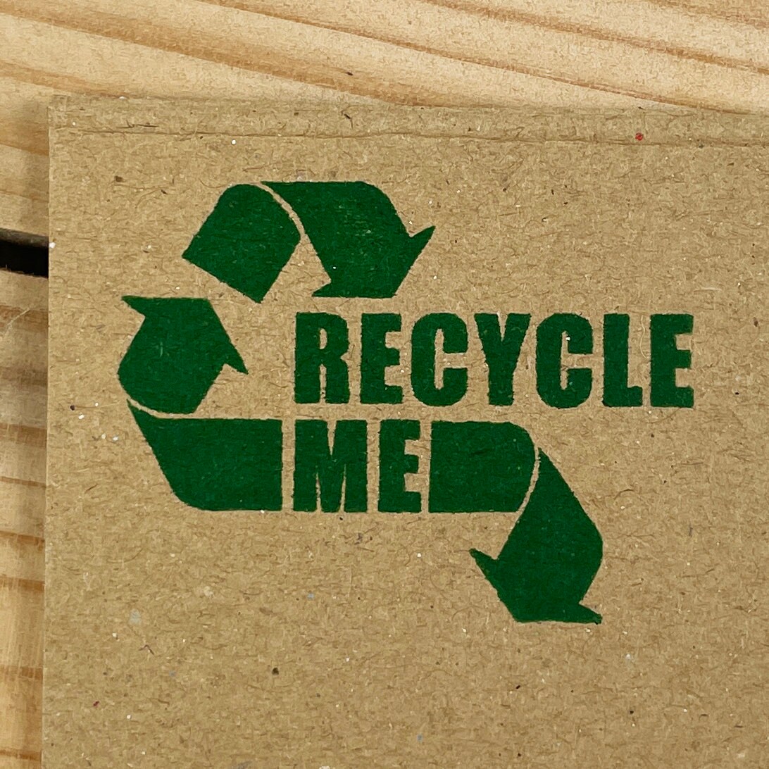 Recycle Me stamp, recycle stamp, rubber stamp, eco stamps, for business, packaging, parcels