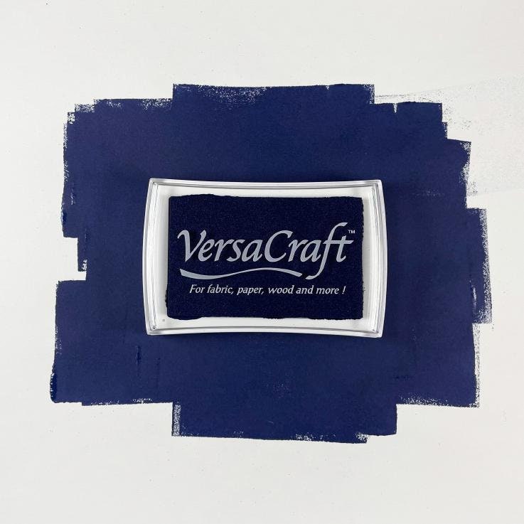 Versacraft Midnight Blue Ink Pad, Mini Dark Blue Ink Pad, Navy