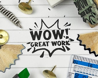 Teacher Stamp | WOW! (Great work)