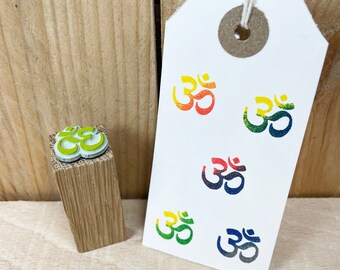 Sello de símbolo Om, sello om, sello de símbolo