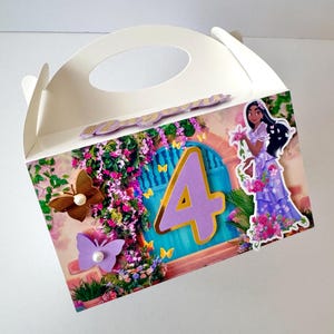 Encanto Inspired Isabella Birthday Favor Boxes