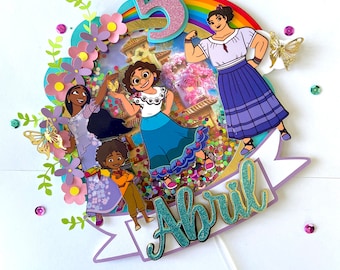 Encanto Shaker tårtdekoration, Mirabel födelsedagsfest