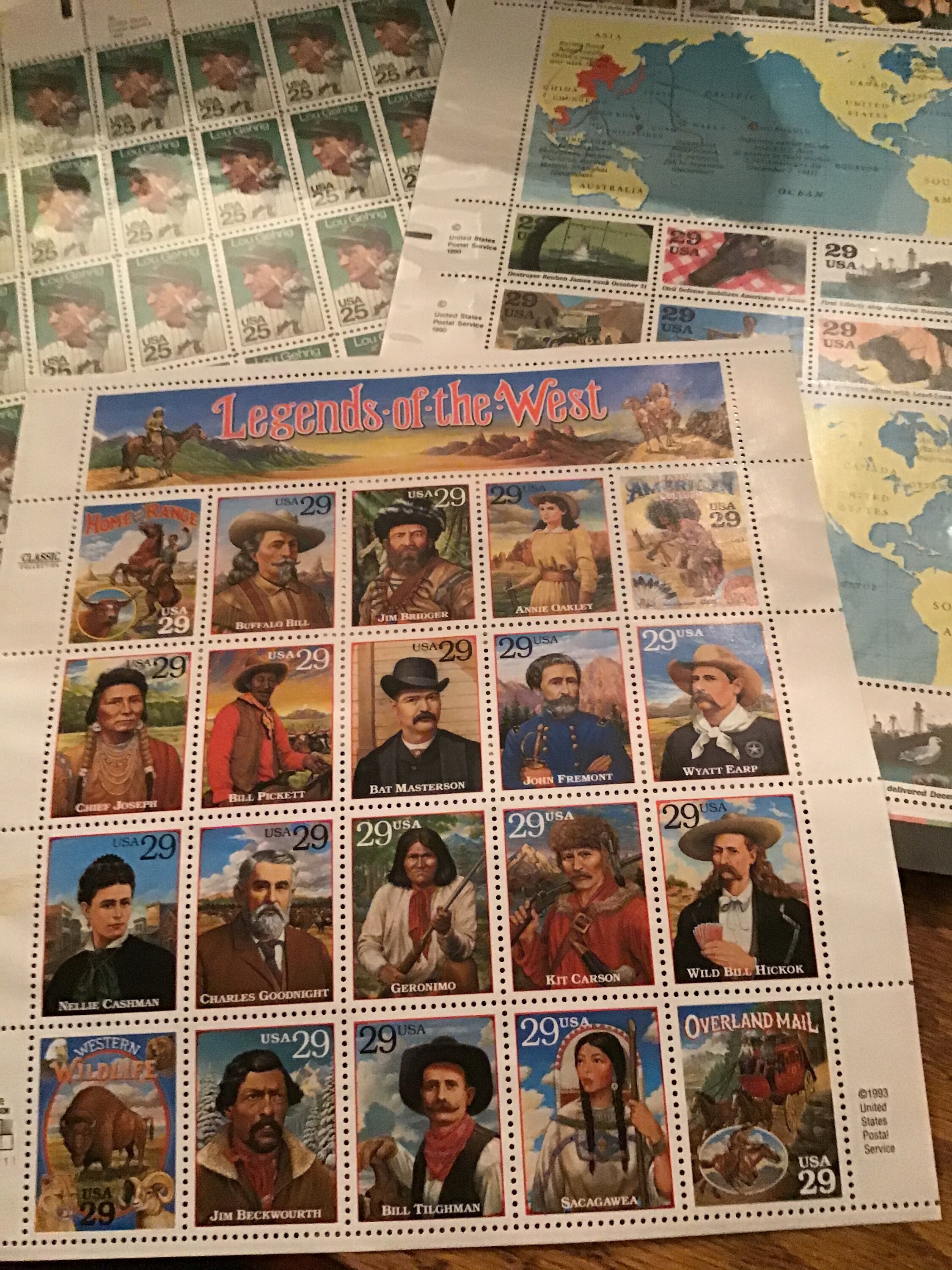 Sale Lot of Vintage US Stamp Sheets Unused Mint Civil Etsy UK