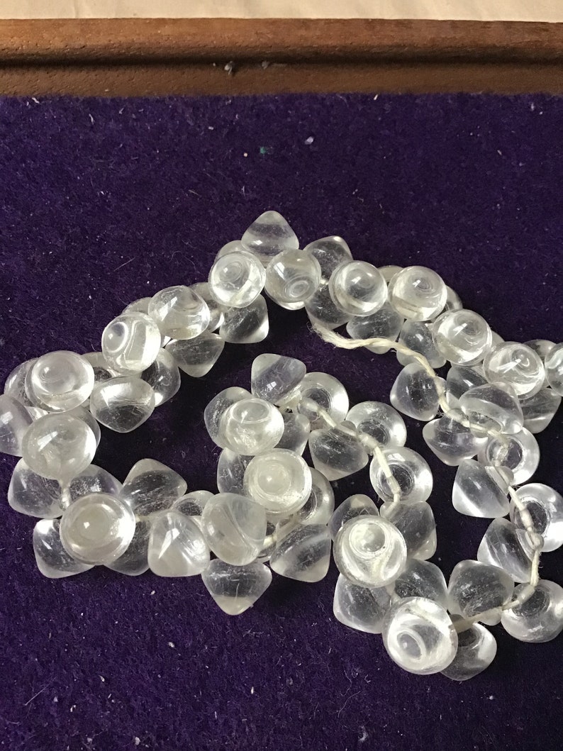 Estate Antique Sale skirt dress blouse clothing Vintage lot Set of 75 matching old glass buttons