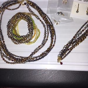 SALE ! Vintage Lee Sands Pearl Set - real - designer - necklace - earrings - bracelets  -  jewelry - estate