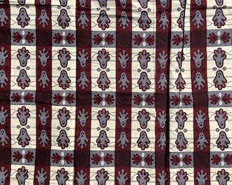 afrikanischer Wachsdruck, afrikanischer Stoff, WAX cotton fabric