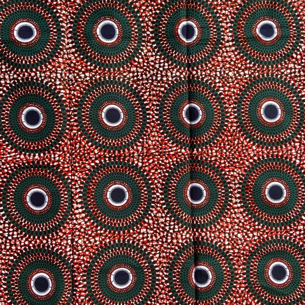 afrikanischer Wachsdruck, afrikanischer Stoff, WAX cotton fabric