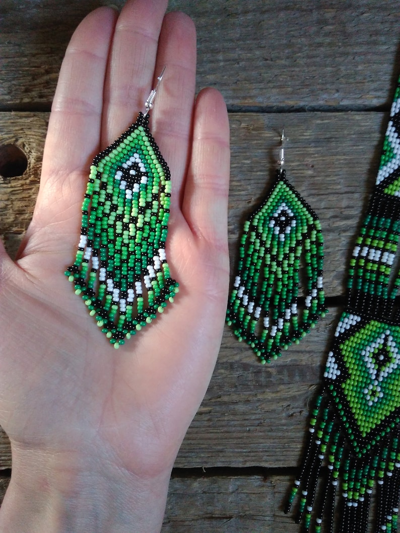 Long seed bead necklace Clearance