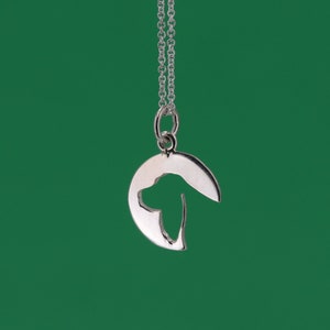 Colgante Dachshund en plata 925 - colgante perro - Basset Hound - Bloodhound - colgante animal personalizable - colgante animal