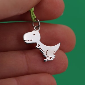 Sterling silver T Rex pendant, gift idea - dinosaur pendant for children and adults - unisex pendant