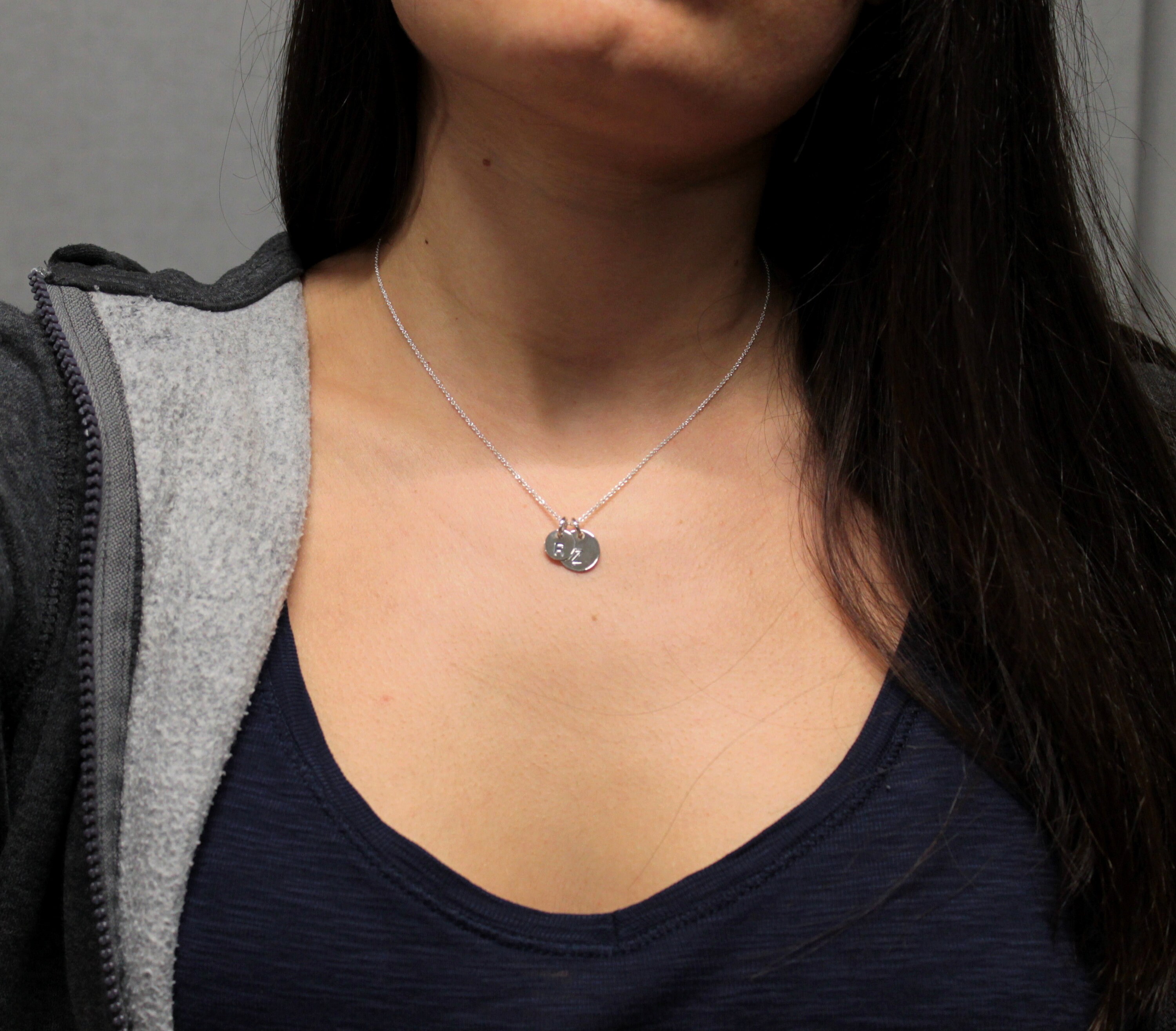 Philip Jones Collana Iniziale H In Argento Sterling – Elegante E Minimal - 3