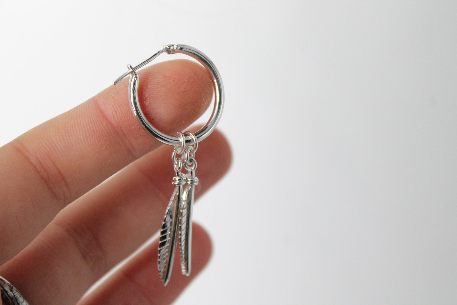 YFN Orecchini Da Pallavolo Da Donna In Argento Sterling Con Gabbia In Filigrana, Ipoallergenici, Argento Sterling, Nessuna Pietra Preziosa - Foto 10