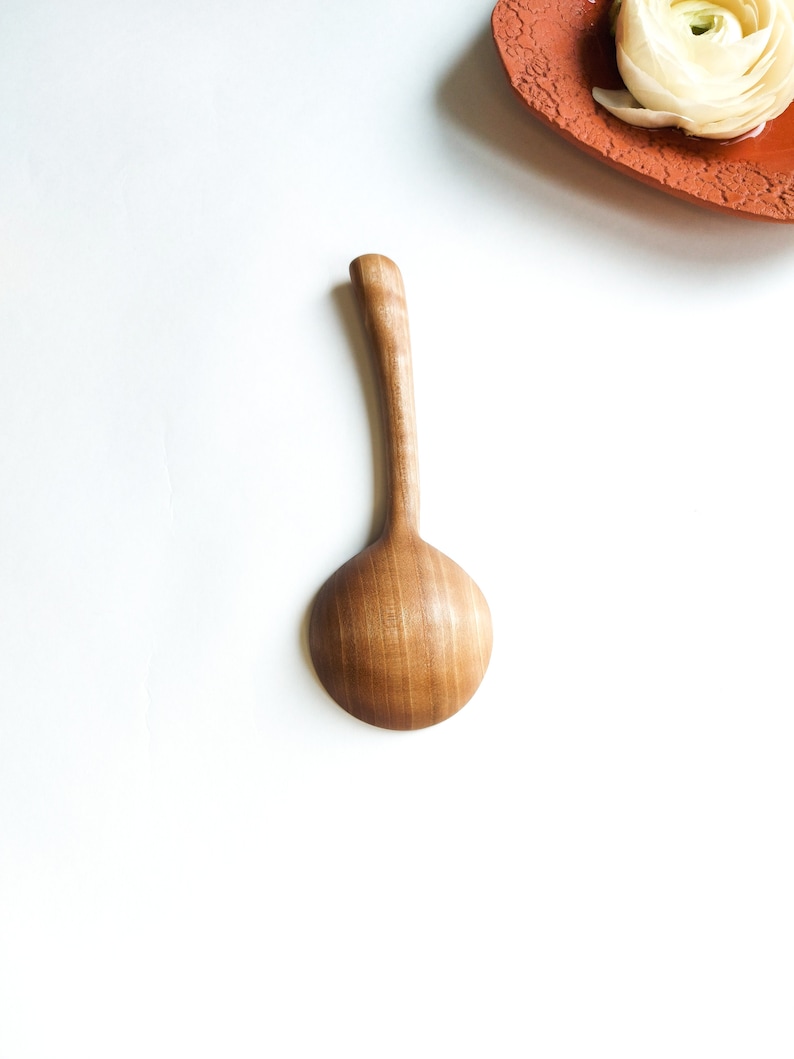 Have a Coffee scoop and coffee will be always good. Traditional handcrafted HQ Walnut wood measuring spoon image 5