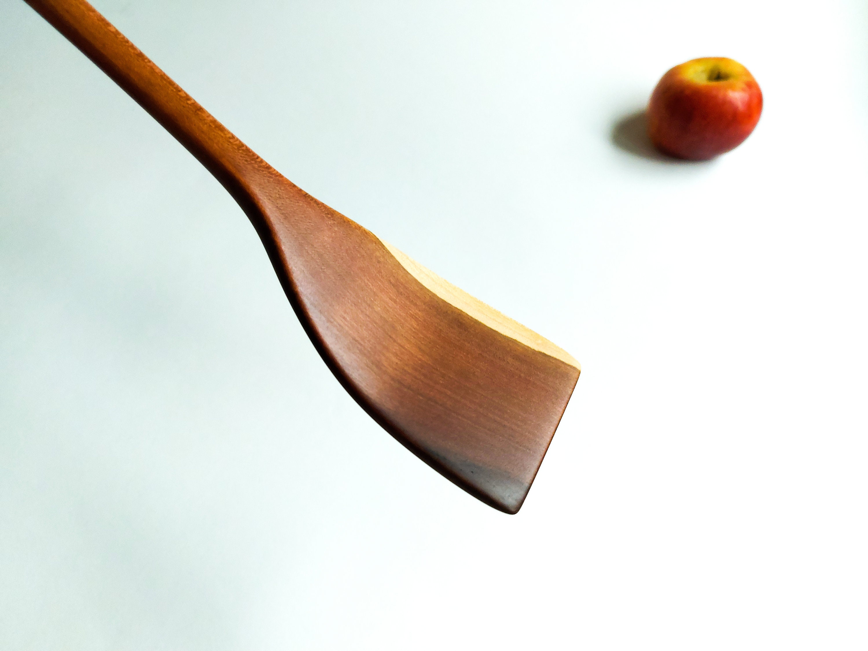 spatule en bois de prunier, hq artisanat traditionnel, unique, un pour chaque utilisation quotidienne