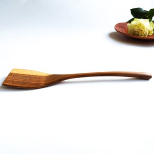 Plum wood cooking spatula, HQ Traditionally handcrafted and unique. Made for every day use.