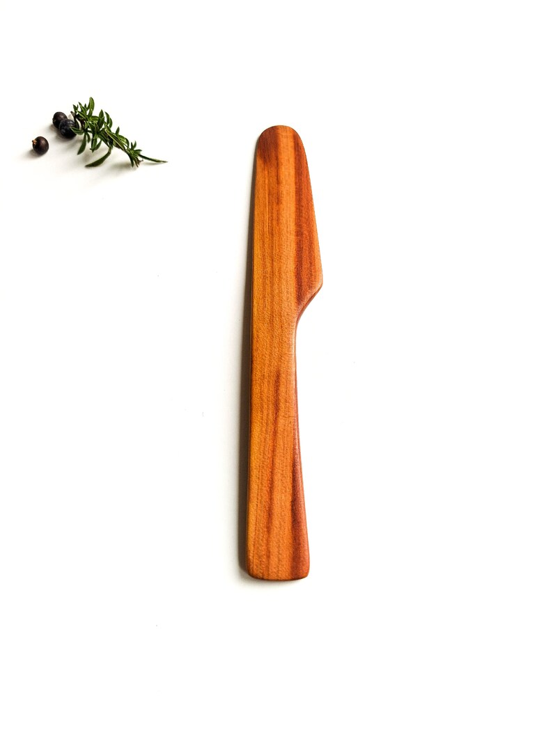 butter knife unique wooden knife Traditional handcarved plum wood spreader