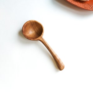 Have a Coffee scoop and coffee will be always good. Traditional handcrafted HQ Walnut wood measuring spoon image 1