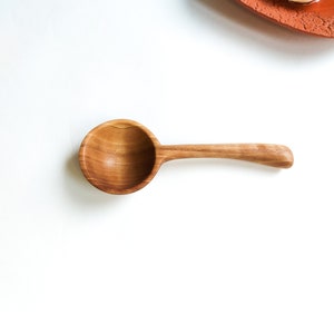 Have a Coffee scoop and coffee will be always good. Traditional handcrafted HQ Walnut wood measuring spoon image 6