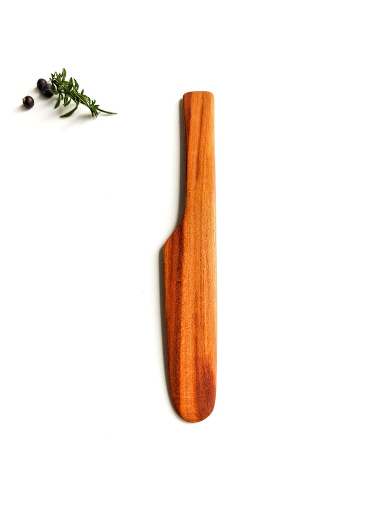 butter knife unique wooden knife Traditional handcarved plum wood spreader