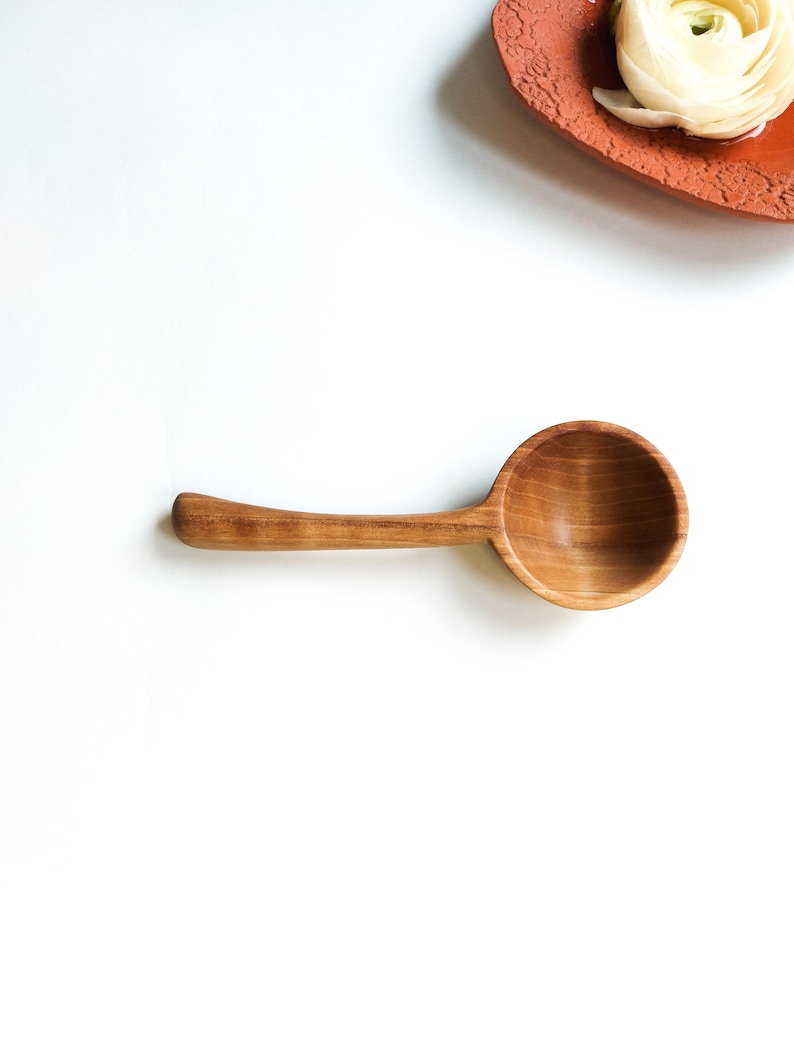 Have a Coffee scoop and coffee will be always good. Traditional handcrafted HQ Walnut wood measuring spoon image 7