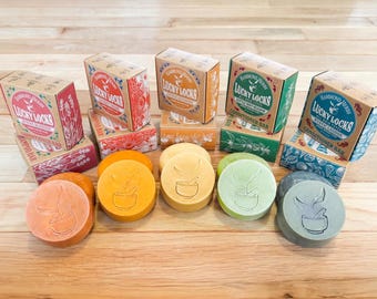 Sulfate Free Shampoo Conditioner Bar Set: Zero Waste Hair Care