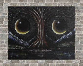 Jeeper Creepers 8x10 print of original painting