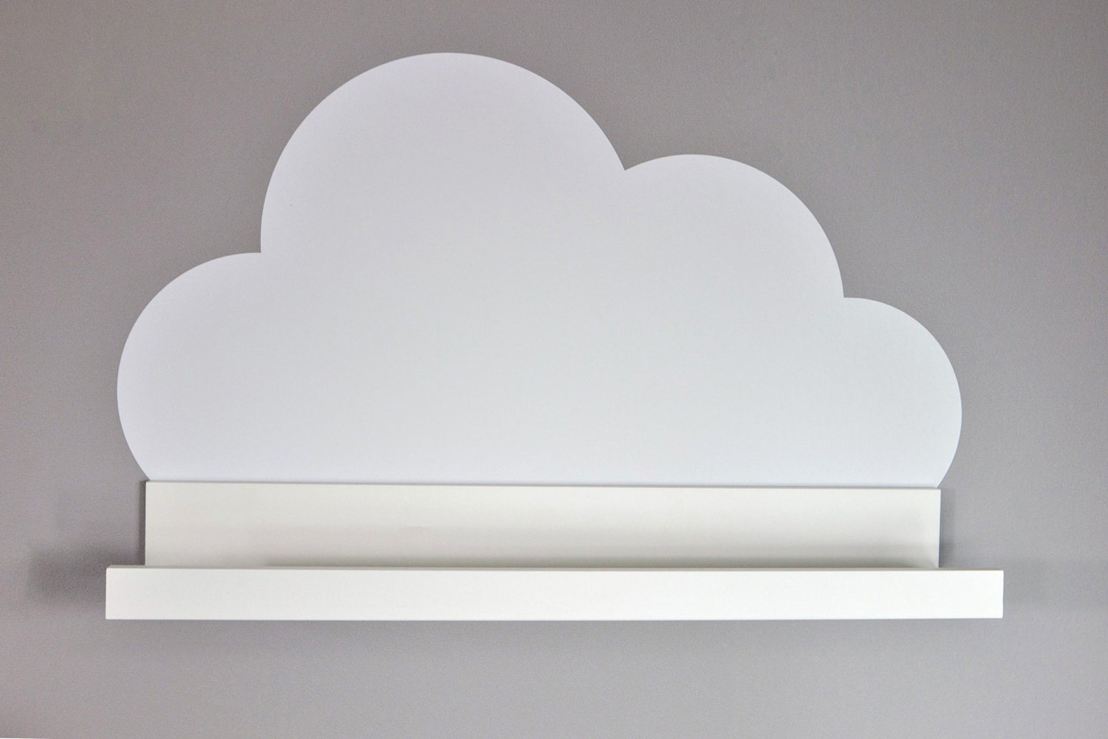 Wall decal Clouds in white for IKEA shelf Ribba/Mosslanda 55 Etsy