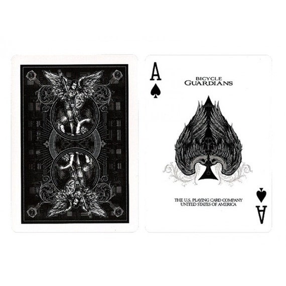 Lot 2 Deck Bicycle Guardians Playing Cards by Theory11 Black Magic Cardistry 
