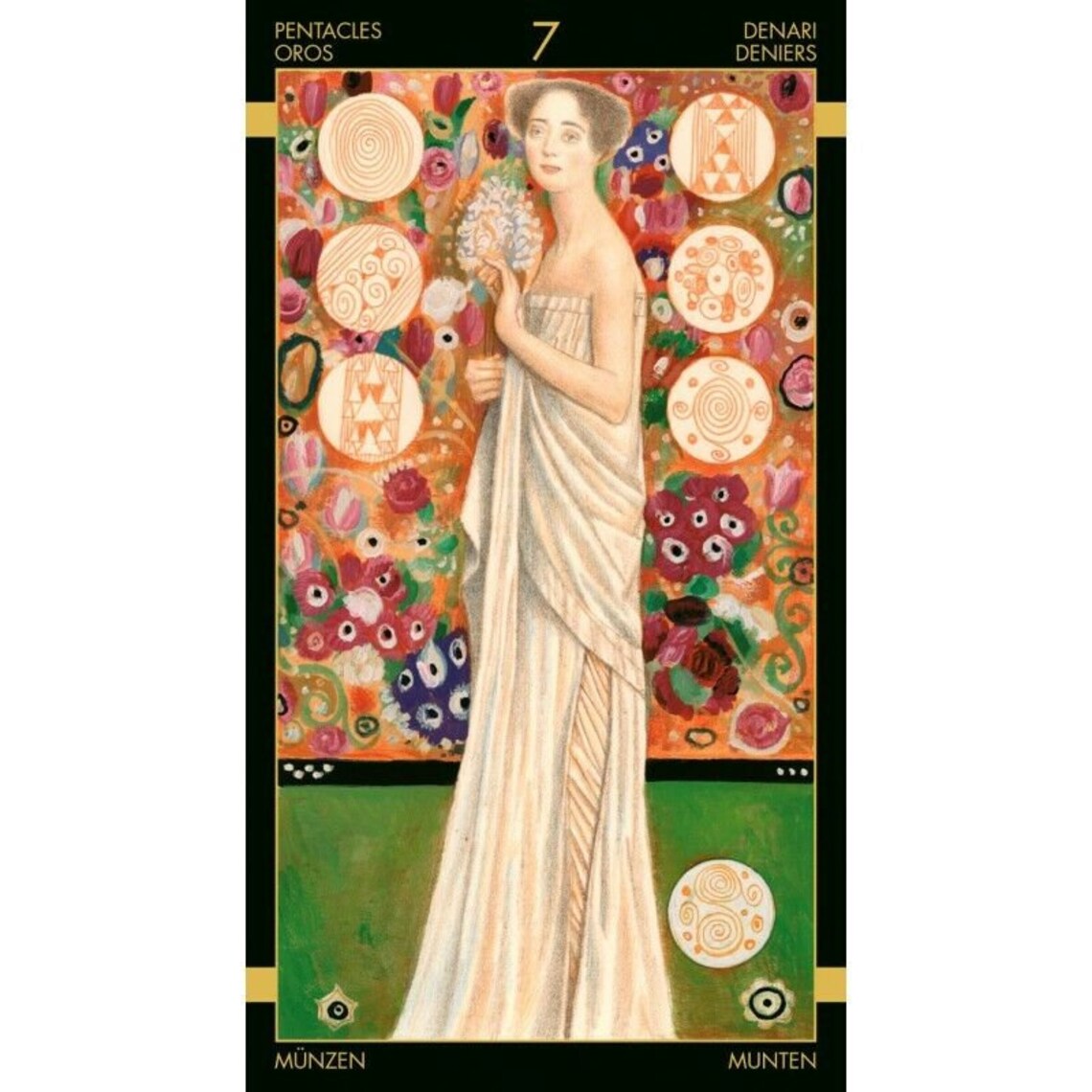 KLIMT TAROT CARDS Golden Pocket Mini Edition Deck Esoteric Lo Etsy