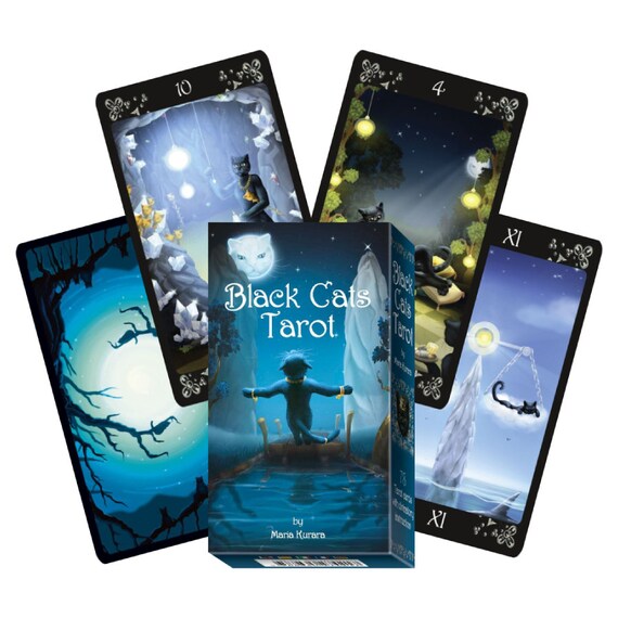 BLACK CATS TAROT Deck Cards Original by Lo Scarabeo With Etsy Australia