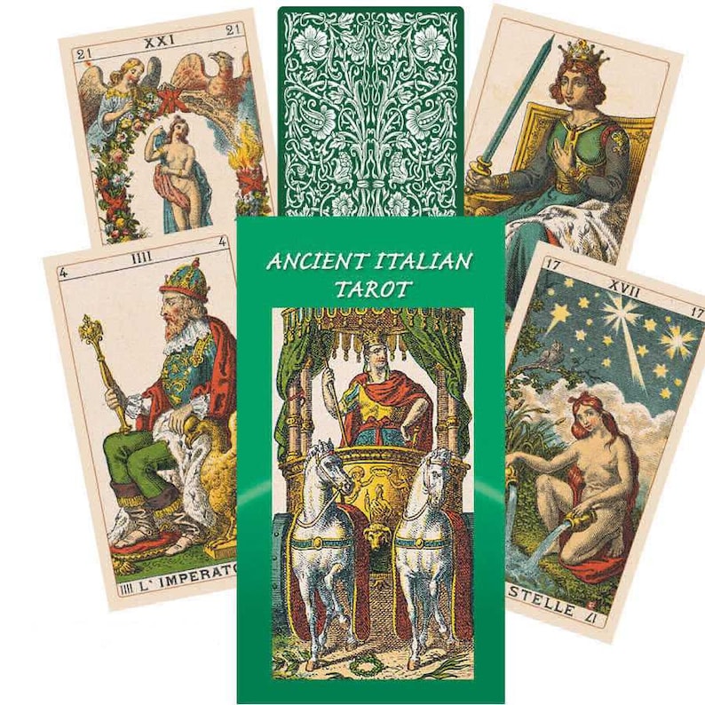 ANCIENT ITALIAN TAROT Cards Deck Original Lo Scarabeo Esoteric Etsy