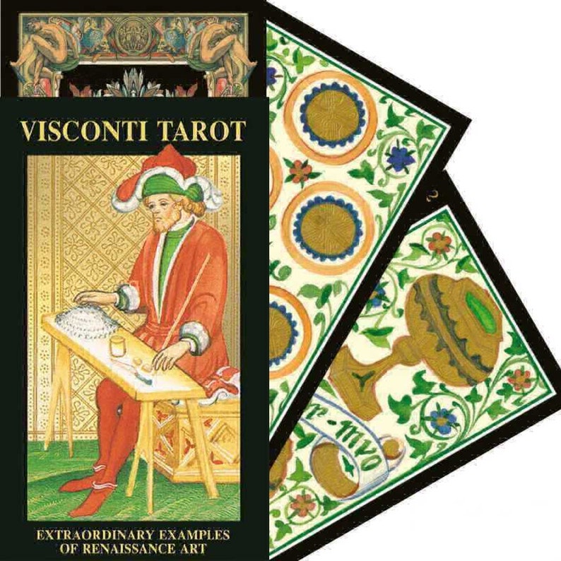 VISCONTI TAROT CARDS Deck Original Lo Scarabeo Esoteric Etsy