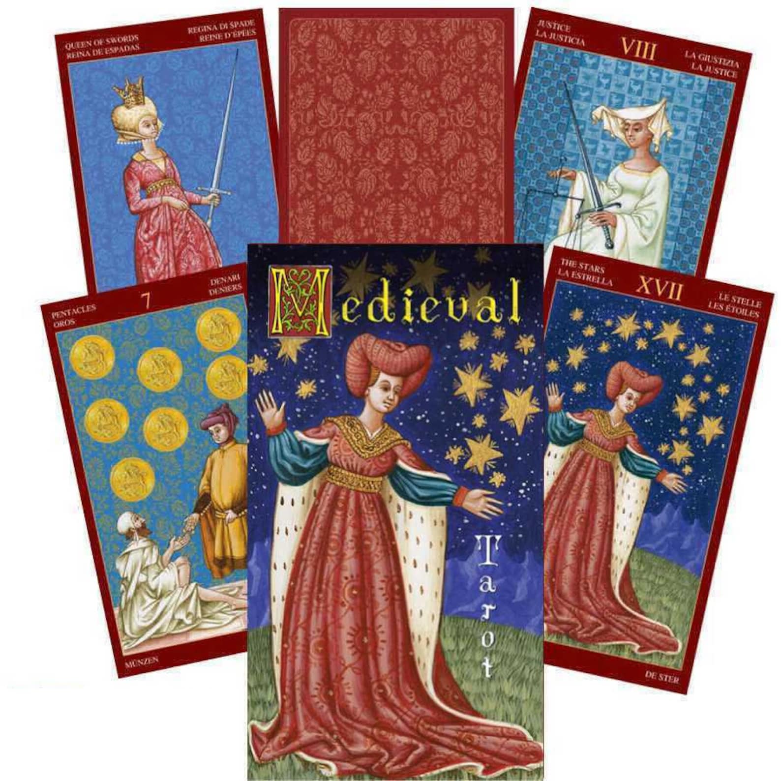 MEDIEVAL TAROT DECK Cards Original Lo Scarabeo Guido Zibordi Etsy UK